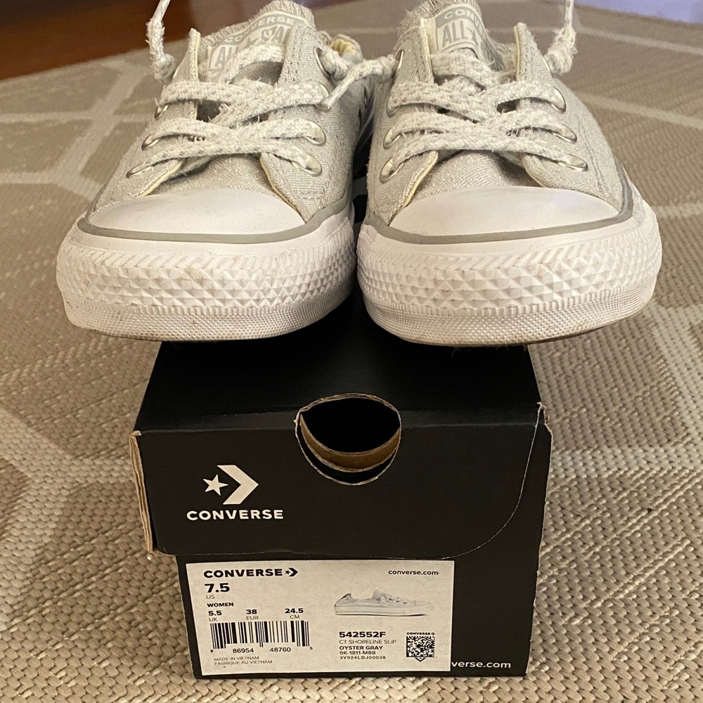 Converse Light Gray Sneakers